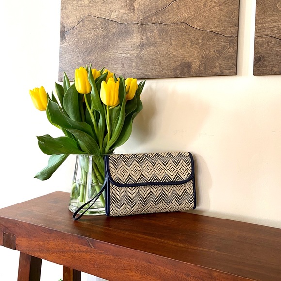 Club Monaco Handbags - Club Monaco Woven Clutch